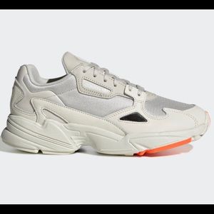 Women’s Adidas Falcon - raw white / active purple